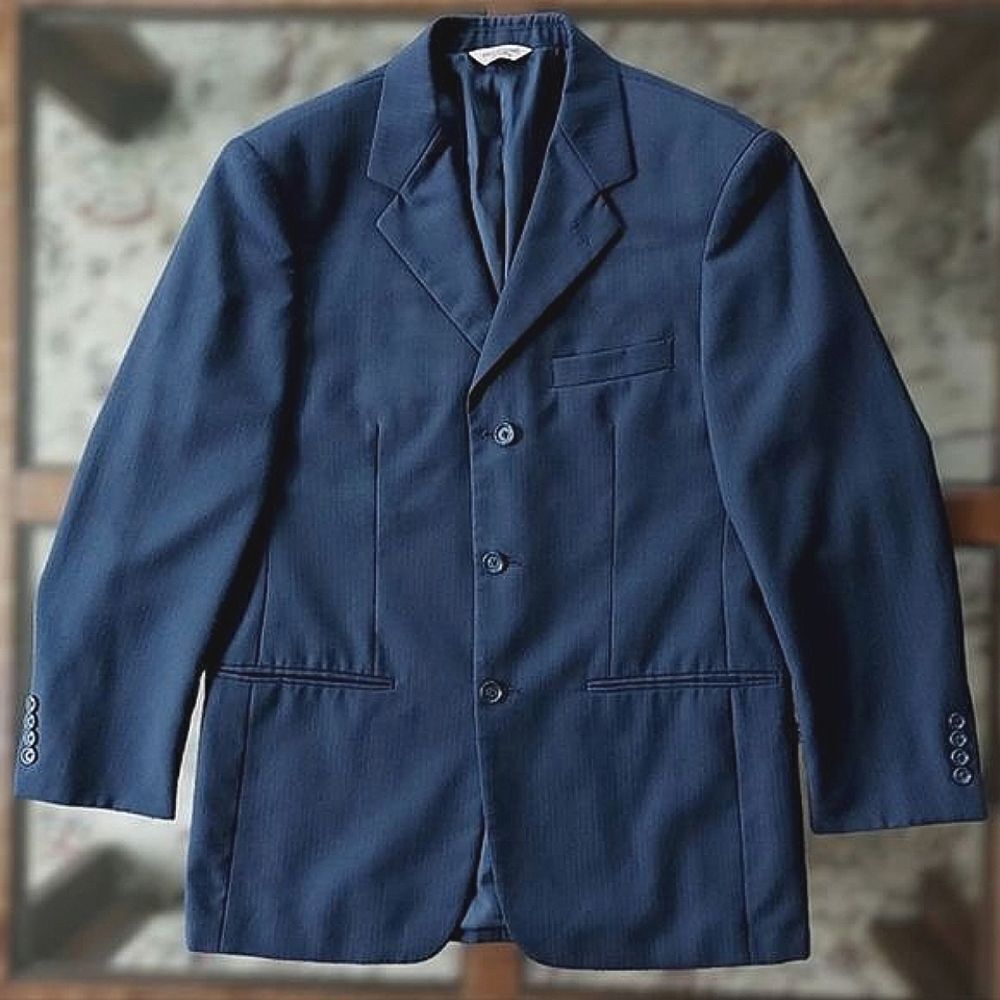 Pronto-Uomo navy pinstripe sport coat